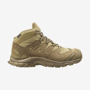 Botas Salomon XA FORCES MID GORE-TEX Mujer Marrones | EC3035JPQ