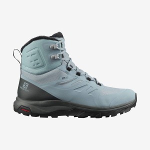 Botas de Invierno Salomon OUTBLAST THINSULATE™ CLIMASALOMON™ WATERPROOF Mujer Azules | EC3013CTV