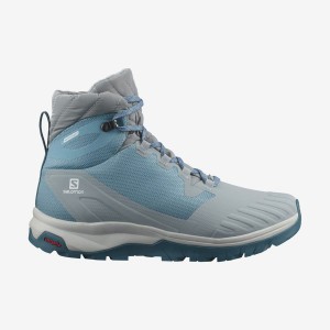 Botas de Invierno Salomon VAYA BLAZE THINSULATE™ CLIMASALOMON™ WATERPROOF Mujer Azules | EC3018QMA