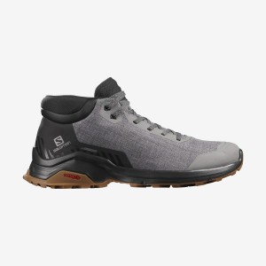 Botas de Invierno Salomon X REVEAL CHUKKA CLIMASALOMON™ WATERPROOF Hombre Gris | EC2247CTV