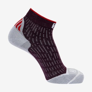 Calcetines Salomon ULTRA ANKLE Mujer Rojas | EC3487WNB