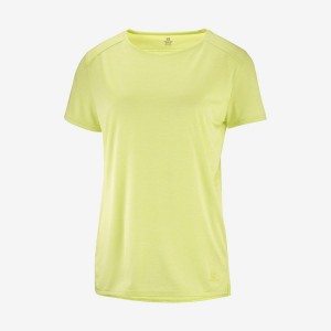 Camiseta Salomon OUTLINE SUMMER Mujer Verde Menta | EC3077ILH