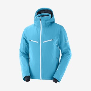 Chaquetas De Esquí Salomon BRILLIANT Hombre Azules | EC2300RVD