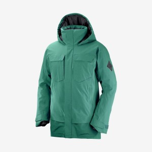 Chaquetas De Esquí Salomon STANCE CARGO Hombre Verde | EC2295NWY