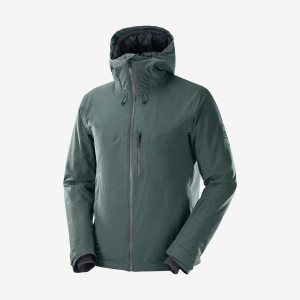 Chaquetas De Esquí Salomon UNTRACKED Hombre Verde | EC2291XYU