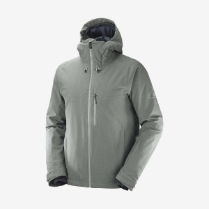 Chaquetas De Esquí Salomon UNTRACKED Hombre Verde Oliva | EC2293VRW