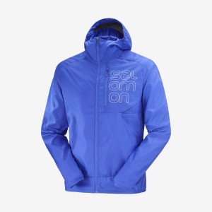 Chompas Salomon BONATTI CROSS WIND WINDBREAKERS Hombre Azules | EC2360LIS