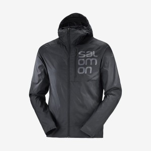 Chompas Salomon BONATTI CROSS WIND WINDBREAKERS Hombre Negras | EC2361ZUT