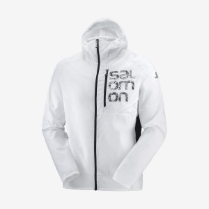 Chompas Salomon BONATTI CROSS WIND WINDBREAKERS Hombre Blancas | EC2362XYU