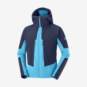 Chompas Salomon OUTPEAK SOFTSHELL Hombre Azules | EC2368QMA