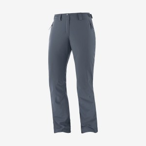 Pantalon Esquí Salomon THE BRILLIANT Mujer Azul Marino Azules | EC3303NWY