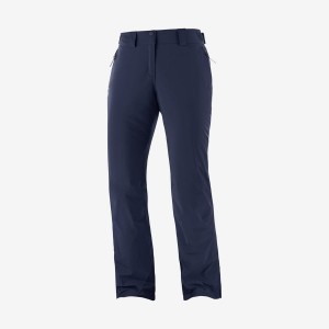 Pantalon Esquí Salomon THE BRILLIANT Mujer Azul Marino | EC3305QMA