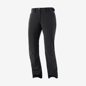 Pantalon Esquí Salomon THE BRILLIANT Mujer Negras | EC3306WNB