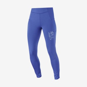 Pantalon Salomon CROSS RUN 28'' Mujer Azules | EC3255AHK