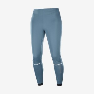 Pantalon Salomon LIGHT SHELL Mujer Azules | EC3238SGL