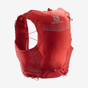 Paquetes Para Correr Salomon ADV SKIN 12 Mujer Rojas | EC3365JPQ