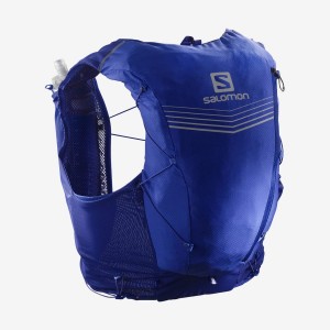 Paquetes Para Correr Salomon ADV SKIN 12 Mujer Azules | EC3366AHK