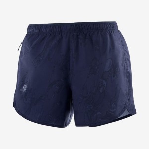 Short Salomon AGILE Mujer Azul Marino | EC3268JPQ