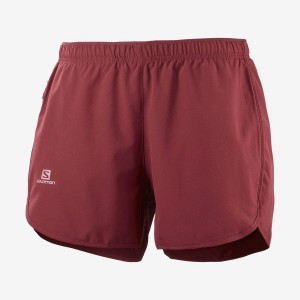 Short Salomon AGILE Mujer Rojas | EC3270LIS