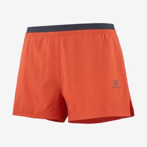 Short Salomon CROSS 3'' Hombre Naranjas | EC2451YXF