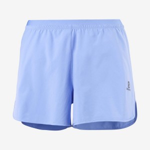 Short Salomon CROSS 3'' Mujer Azules | EC3277MQZ