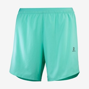 Short Salomon CROSS 5'' Mujer Azules | EC3279WNB