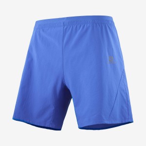 Short Salomon CROSS 7'' Hombre Azules | EC2461GSO