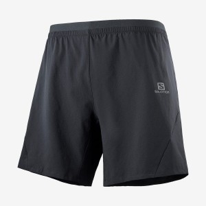 Short Salomon CROSS 7'' Hombre Negras | EC2462HAP