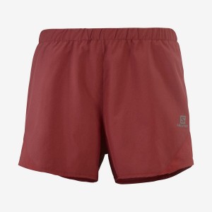 Short Salomon CROSS REBEL 4'' Mujer Rojas | EC3273CTV