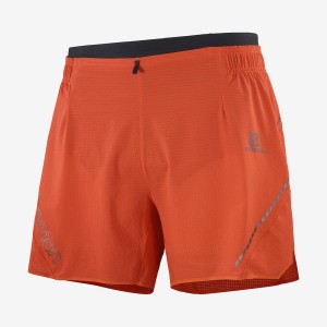 Short Salomon SENSE AERO 5'' Hombre Naranjas | EC2468CTV