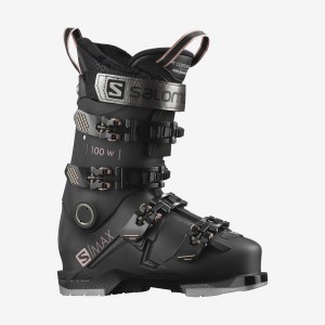 Ski Boots Salomon S/MAX 100 Mujer Negras | EC3558ZUT