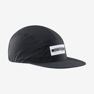 Sombreros Salomon BONATTI WATERPROOF FIVE PANEL Hombre Negras | EC2659YXF