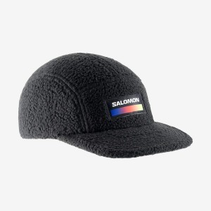 Sombreros Salomon OUTLIFE SWEET FLEECE Hombre Negras | EC2644JPQ