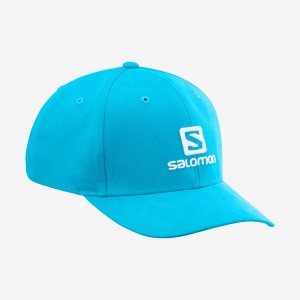 Sombreros Salomon SALOMON LOGO Hombre Azules | EC2641FDN