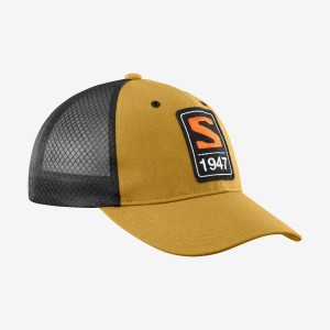 Sombreros Salomon TRUCKER Hombre Amarillo | EC2646LIS