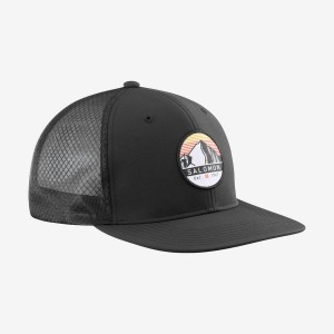 Sombreros Salomon TRUCKER Hombre Negras | EC2661ILH