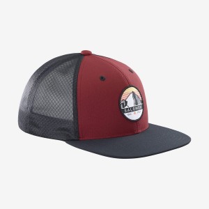 Sombreros Salomon TRUCKER Hombre Rojas | EC2654QMA