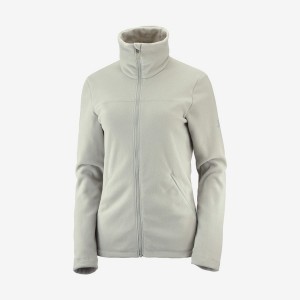 Sudadera con Capucha Salomon ESSENTIAL COSY FLEECE Mujer Beige | EC3112JPQ