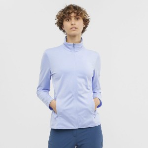 Sudadera con Capucha Salomon ESSENTIAL LIGHTWARM Mujer Azules | EC3090ZUT