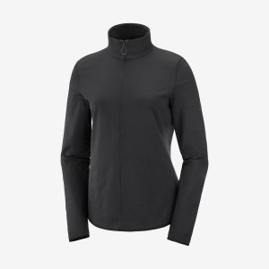 Sudadera con Capucha Salomon ESSENTIAL LIGHTWARM Mujer Negras | EC3096MQZ