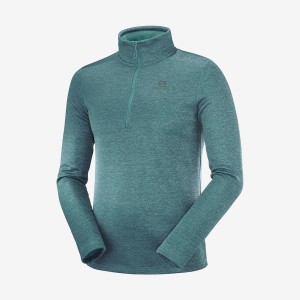 Sudadera con Capucha Salomon ESSENTIAL LIGHTWARM SEAMLESS Hombre Verde | EC2417VRW