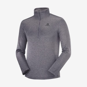 Sudadera con Capucha Salomon ESSENTIAL LIGHTWARM SEAMLESS Hombre Gris | EC2419NWY