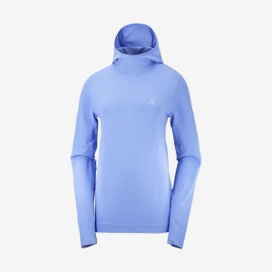 Sudadera con Capucha Salomon ESSENTIAL SEAMLESS Mujer Azules | EC3095NWY