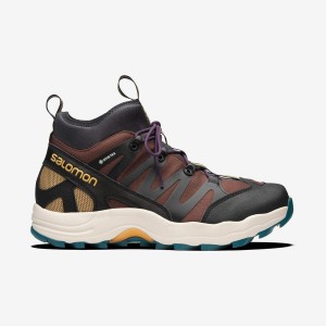 Zapatillas Salomon XA PRO 1 MID GORE-TEX Hombre Chocolate Negras | EC2224NWY