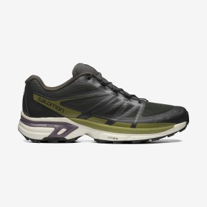 Zapatillas Salomon XT-WINGS 2 Hombre Negras Verde Oliva | EC2208QMA