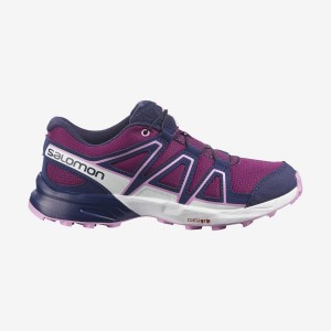 Zapatillas Trail Running Salomon SPEEDCROSS Niños Moradas Azules | EC3600AHK