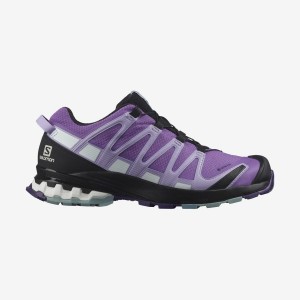 Zapatillas Trail Running Salomon XA PRO 3D v8 GORE-TEX Mujer Moradas | EC2861MQZ