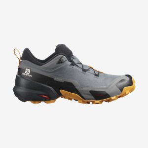 Zapatillas de Senderismo Salomon CROSS HIKE GORE-TEX Hombre Gris | EC2017TCE