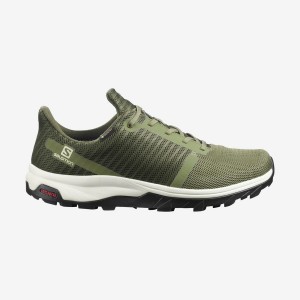 Zapatillas de Senderismo Salomon OUTBOUND PRISM GORE-TEX Hombre Verde Oliva | EC2054GSO