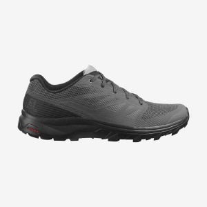 Zapatillas de Senderismo Salomon OUTLINE Hombre Gris Negras | EC2065MQZ